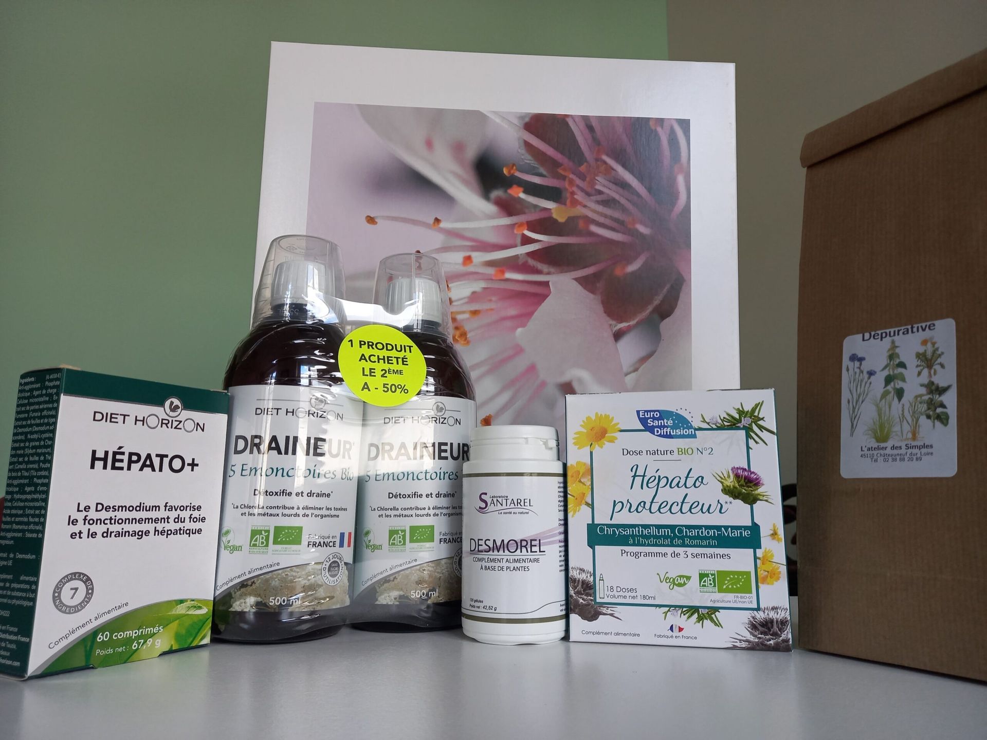 Produits pour la détox d'automne