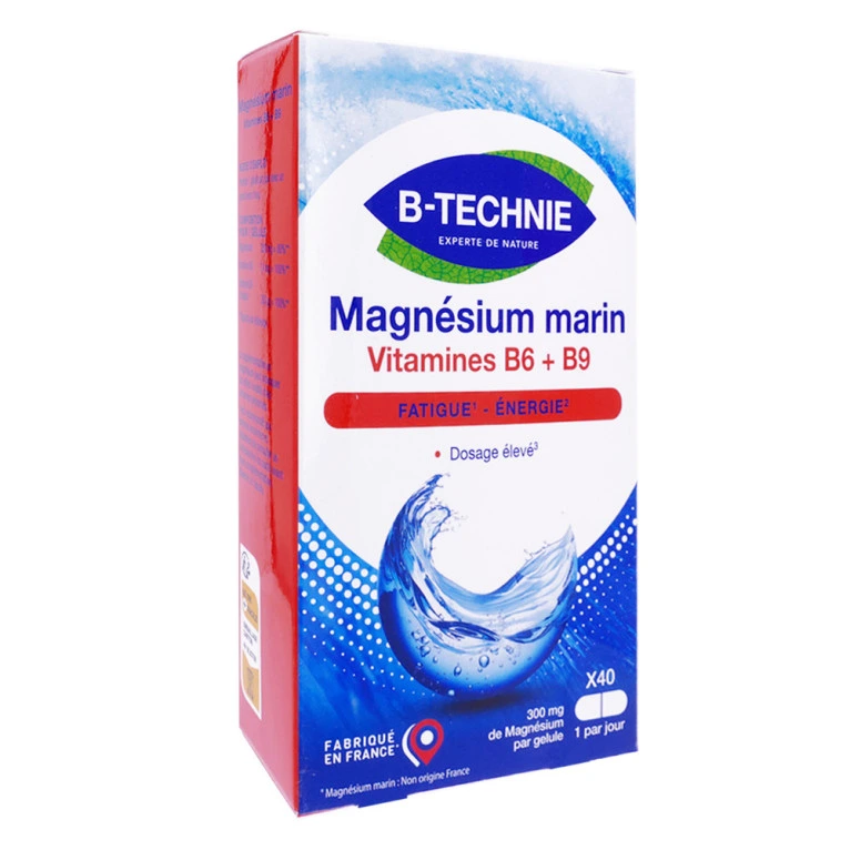 MAGNÉSIUM MARIN B6 40 GÉLULES