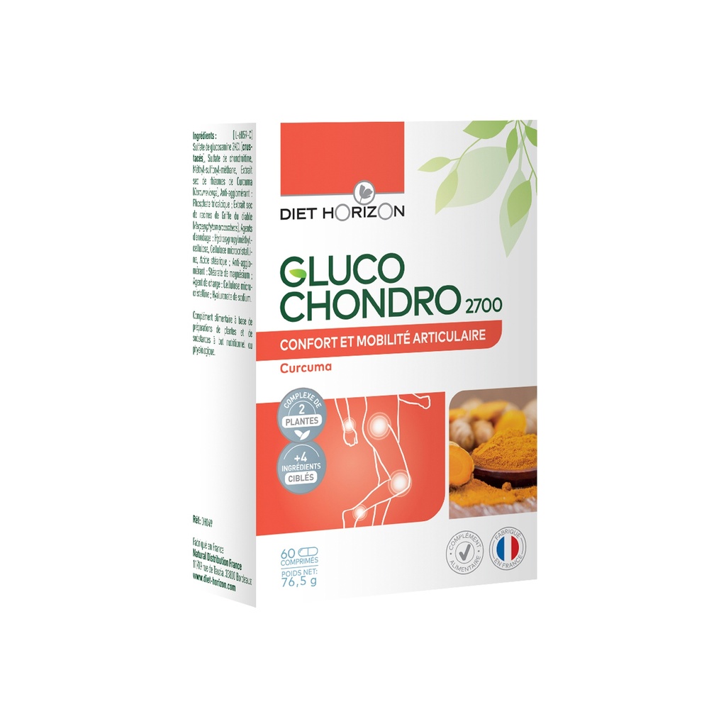 GLUCO CHONDRO 2700 SYNERGIE 60 COMPRIMÉS