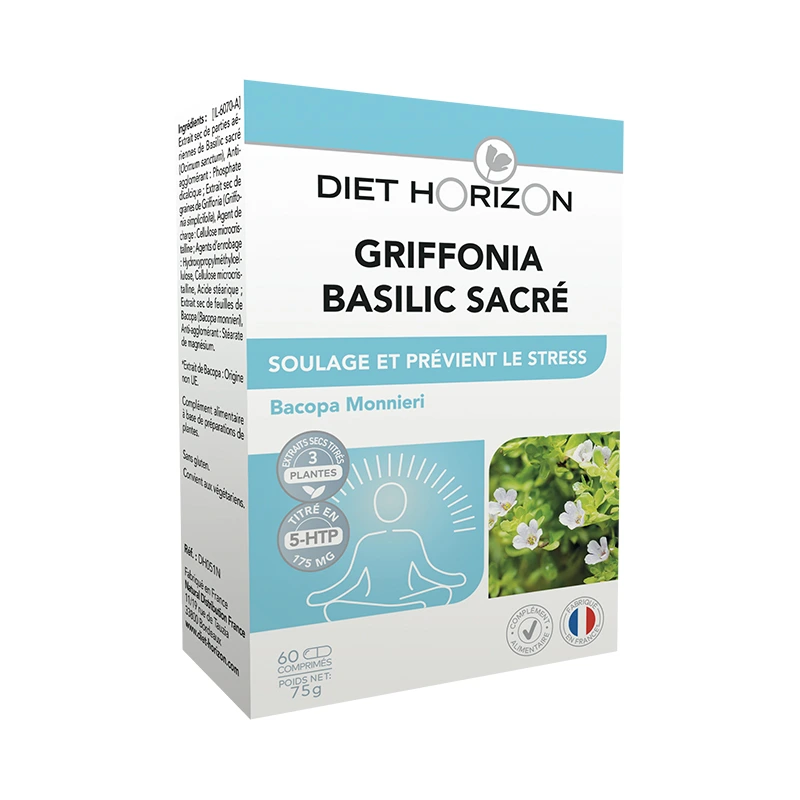GRIFFONIA BASILIC SACRE SYNERGIE 60 COMPRIMÉS