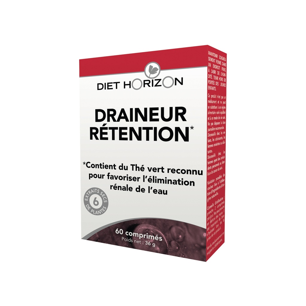 DRAINEUR RETENTION SYNERGIE 60 COMPRIMÉS
