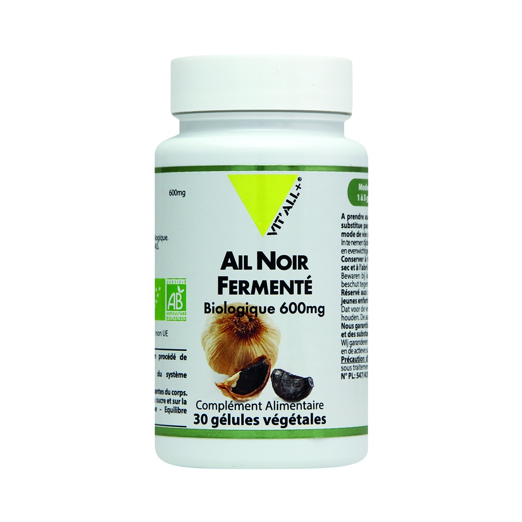 AIL NOIR FERMENTE BIO* 600MG ES 30 GÉLULES