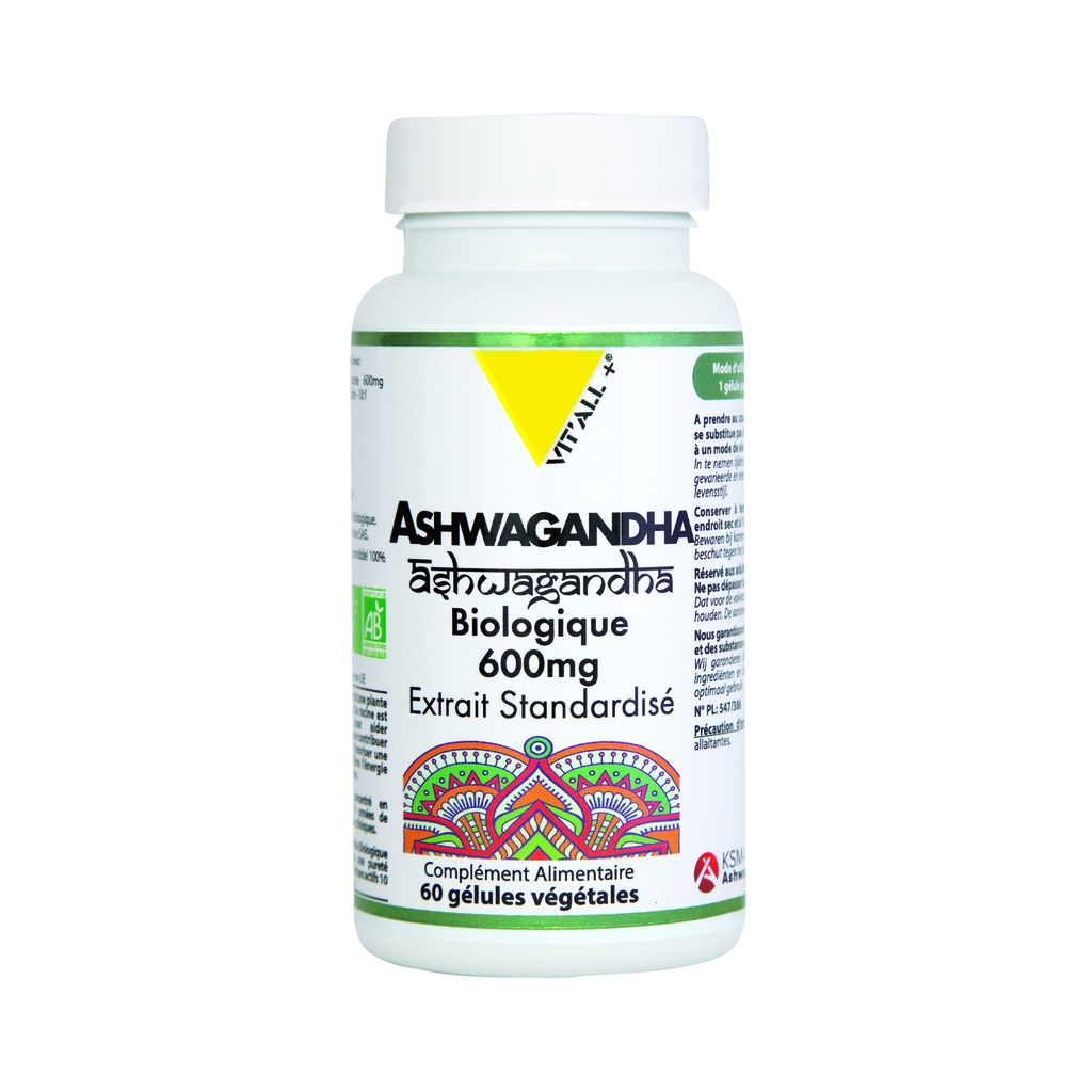 ASHWAGANDHA BIO* 600MG  ES 60 GÉLULES
