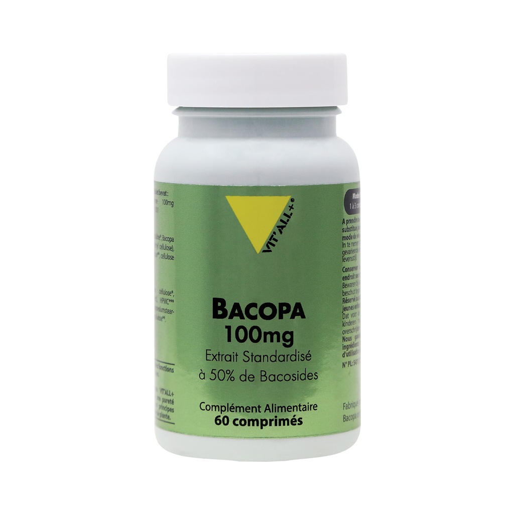 BACOPA MONNIERI 100MG  ES 60 COMPRIMÉS