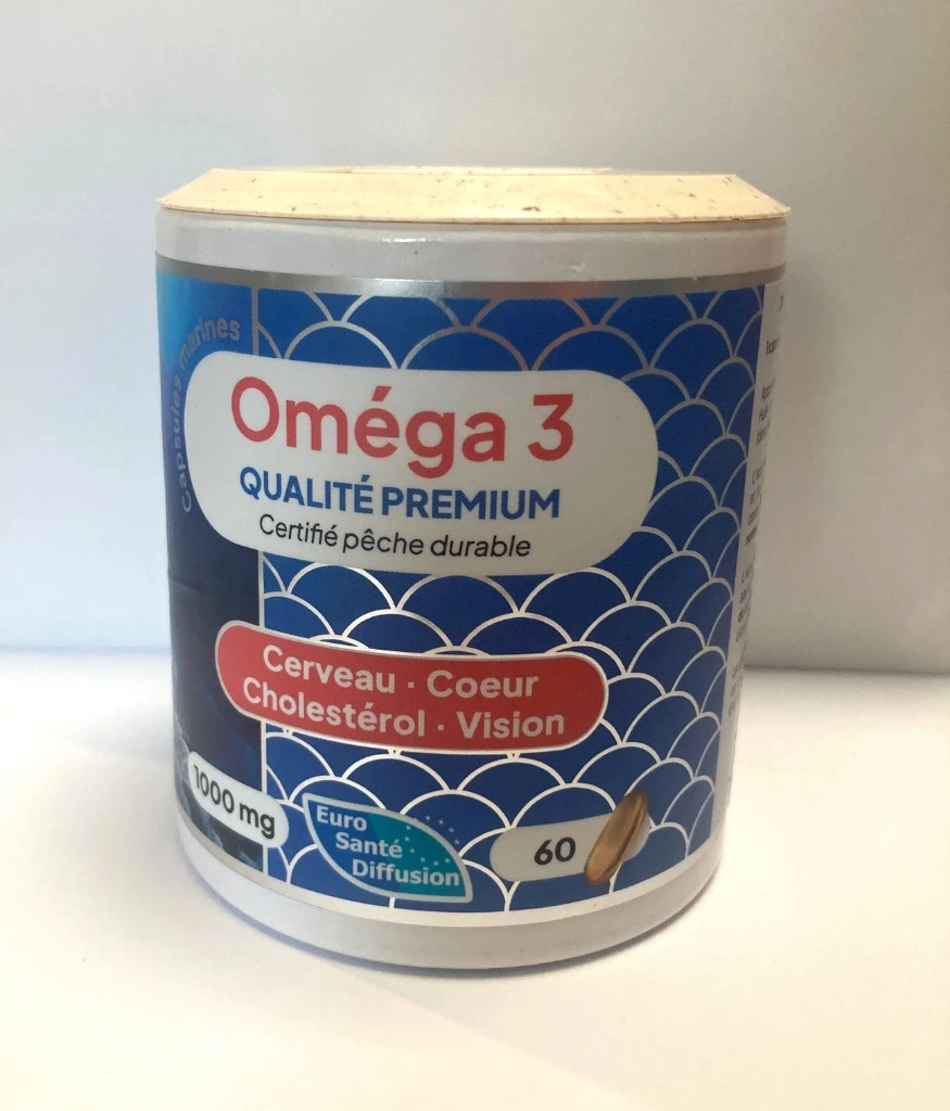 OMEGA 3 PREMIUM (HUILE POISSON) 1000MG 60 CAPSULES