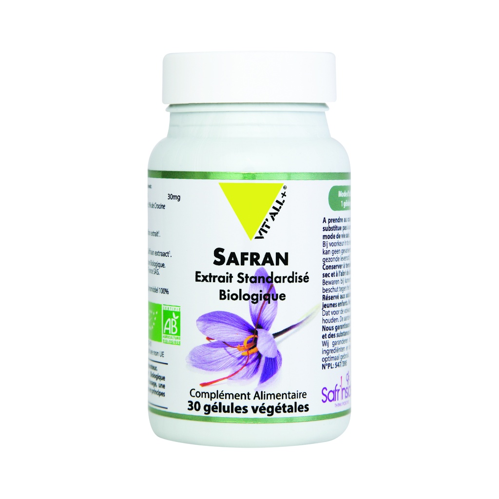 SAFRAN BIO* 30MG  ES 30 GÉLULES