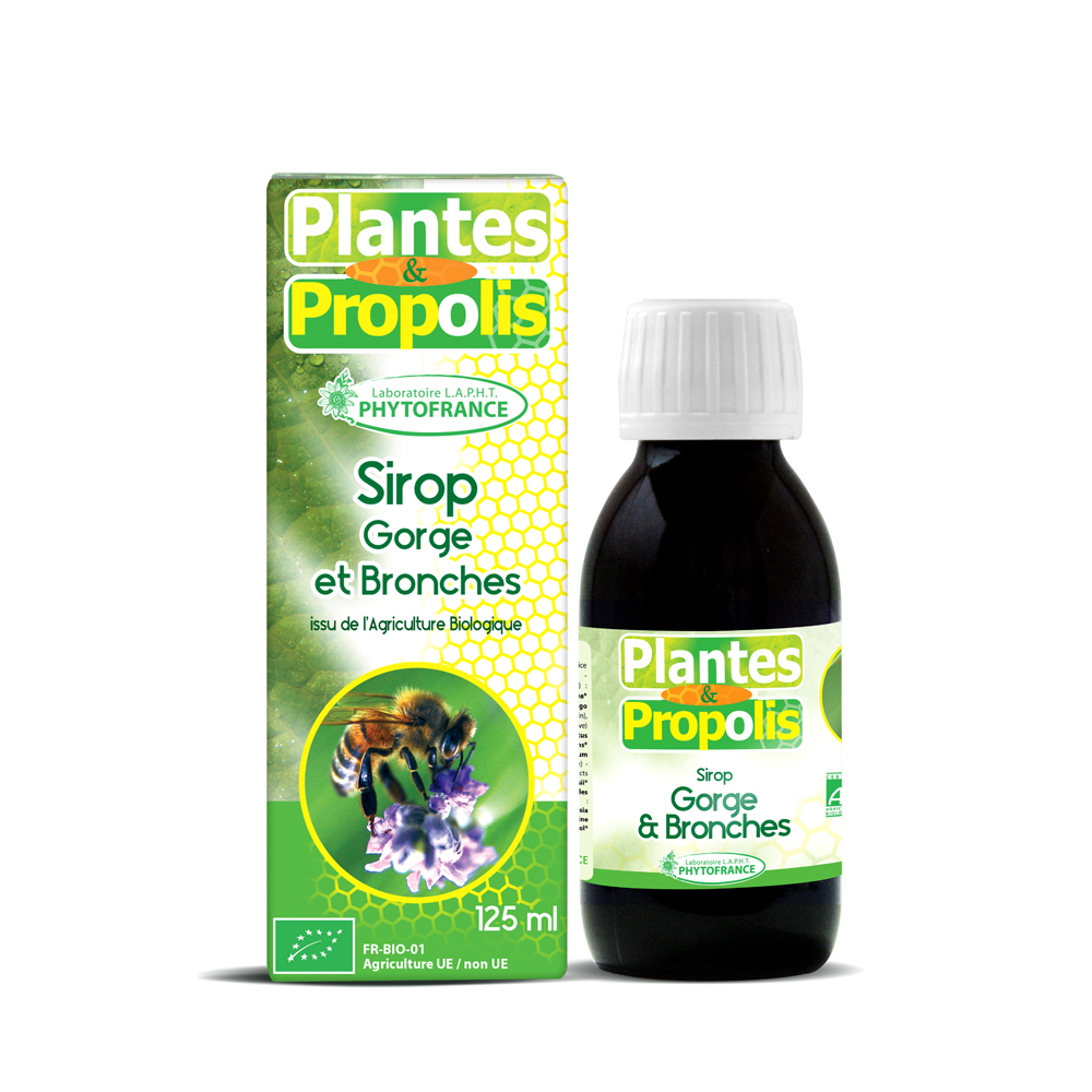 PLANTES & PROPOLIS -SIROP GORGE ET BRONCHES