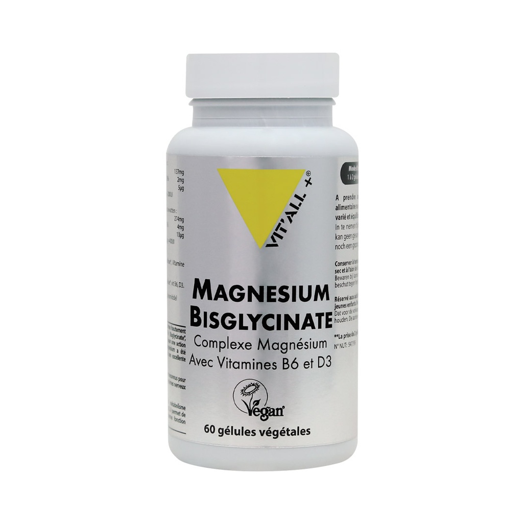 COMPLEXE MAGNESIUM BISGLYCINATE 60 GELULES