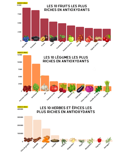 aliments antioxydant